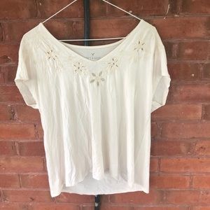 🌸 (3/18) American eagle Soft and sexy white tee